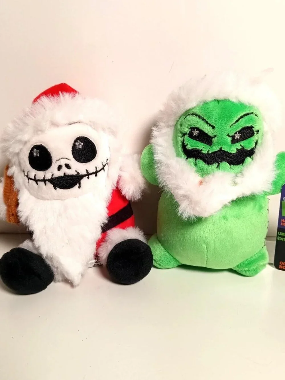 Disney Parks Wishables Nightmare Before Christmas Plush Santa Jack Oogie Boogie